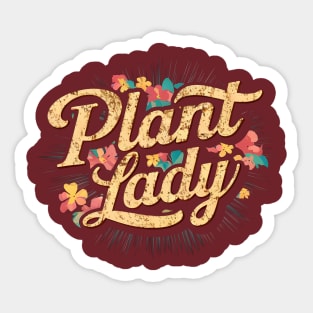 Plant Lady | Gardening Sticker